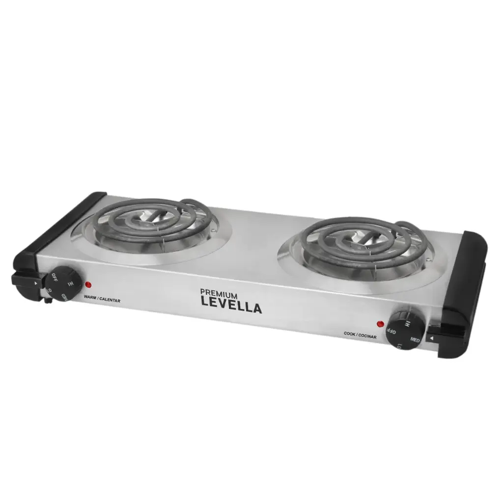 Estufa Eléctrica, Premium PEB235, 2 hornillas