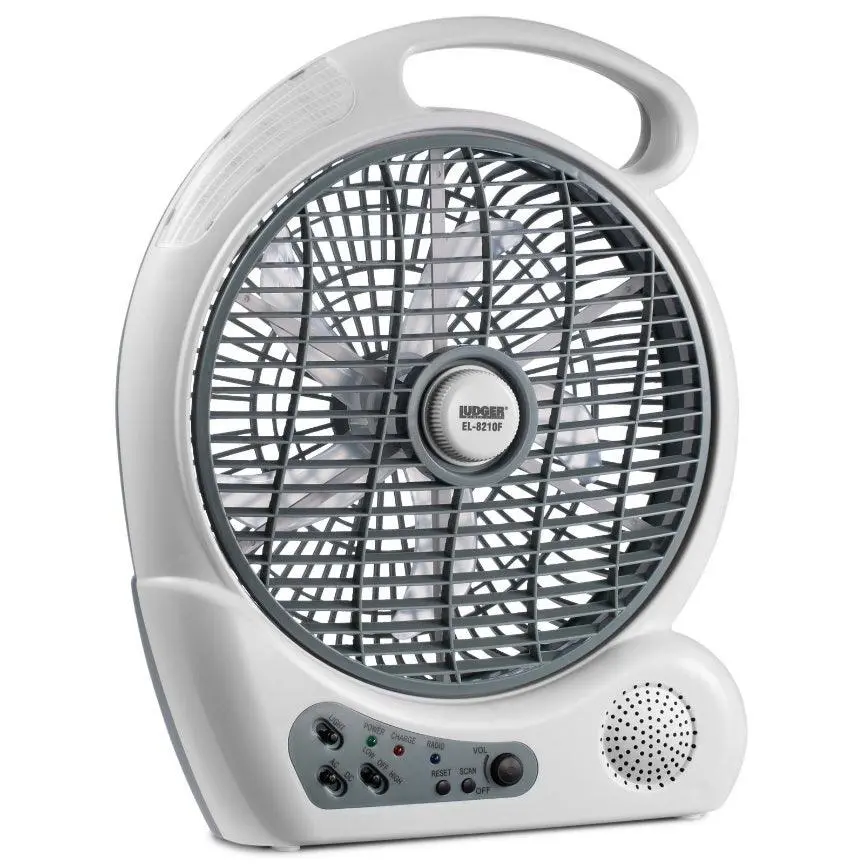 Ventilador Recargable, Ludger, 10"