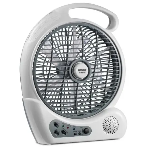 Ventilador Recargable, Ludger, 10"